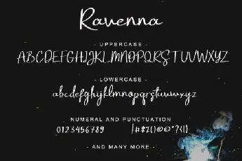 Ravenna Handwritten Signature font