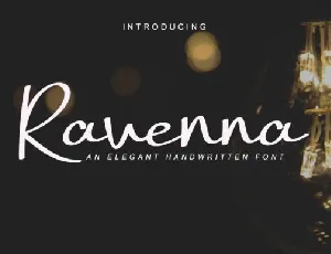 Ravenna Handwritten Signature font