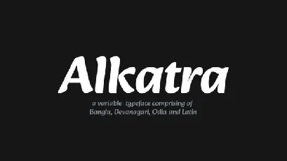 Alkatra Family font