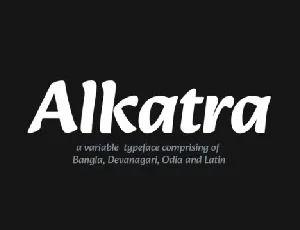 Alkatra Family font