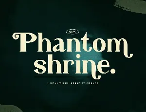 Phantom Shrine font