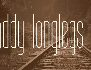 Daddy Longlegs NF font