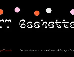 TT Geekette Family font