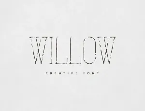 Willow Serif font