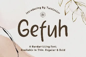 Gefuh font