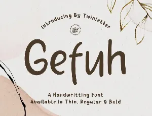 Gefuh font