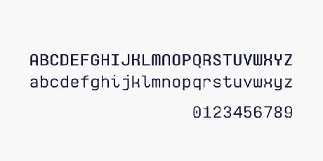 Monospaceland Sans Serif font