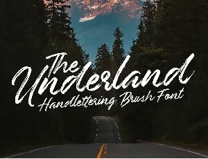 Underland Script font