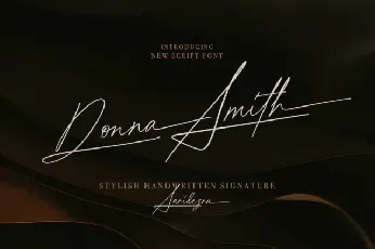 Donna Smith font