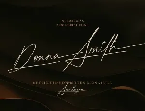 Donna Smith font