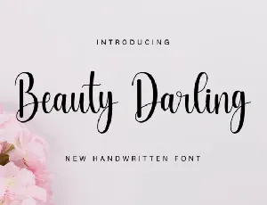 Beauty Darling Script font