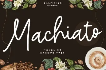 Machiato Handwritten font