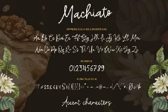 Machiato Handwritten font