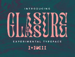 Glassure Typeface font