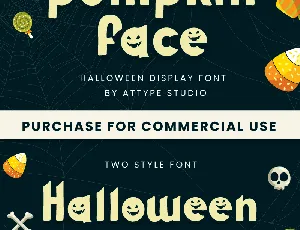 Pumpkin Face font