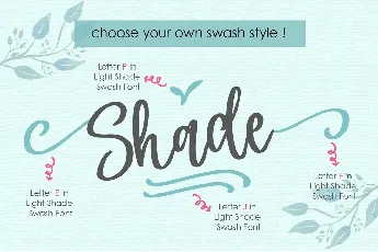 Light Shade font