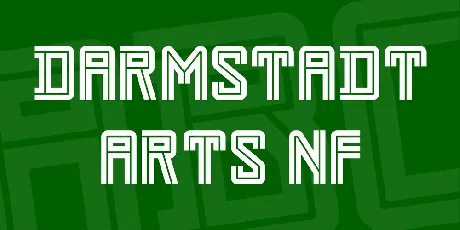 Darmstadt Arts NF font