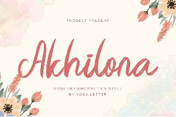 Akhilona font