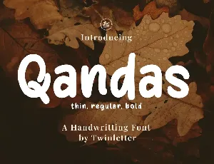 Qandas font