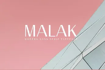 Malak Sans Serif Family font