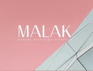 Malak Sans Serif Family font