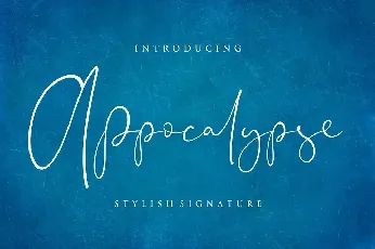 Appocalypse Signature font