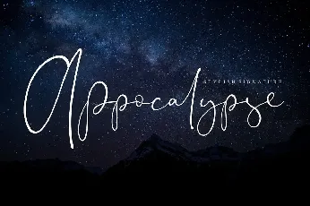 Appocalypse Signature font