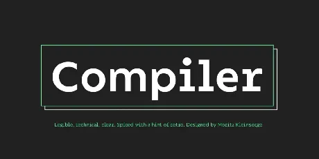 Compiler Family font