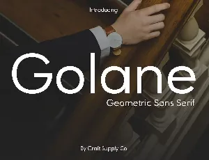 Golane font