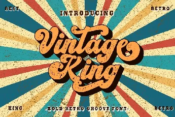 Vintage King font