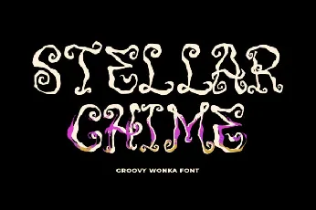 Groovy Wonka font