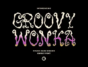 Groovy Wonka font