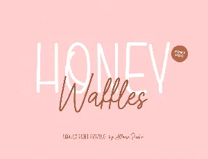 Honey Waffles Demo font