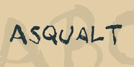 Asqualt font