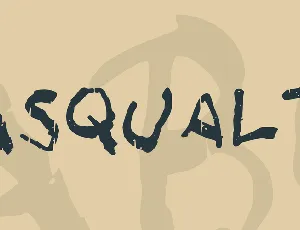 Asqualt font