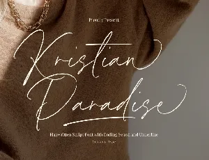 Kristian Paradise font