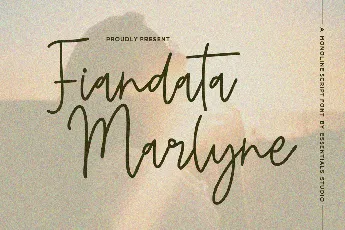 Fiandata Marlyne font