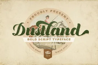 Dustland Bold Script font