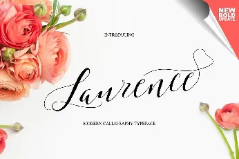 Laurence Script font