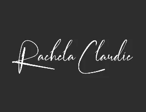 Rachela Claudie Demo font