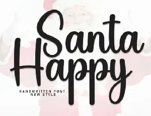 Happy Santa Script font