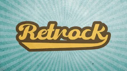 Retrock font