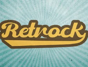 Retrock font