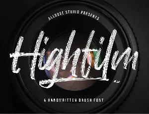 Highfilm font