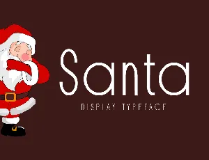 Santa font