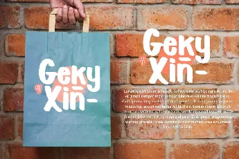 Geky Xin font