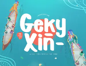 Geky Xin font