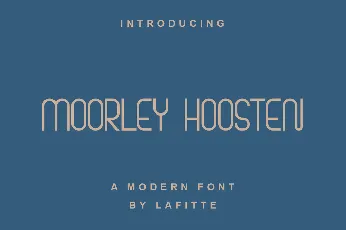 Moorley Hoosten font