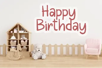 Angela Birthday font