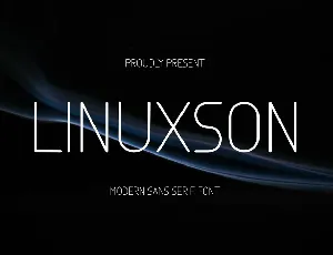 LINUXSON font